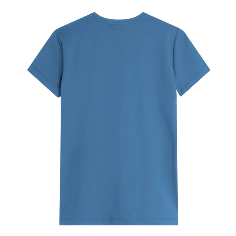 Tommy Hilfiger Women's Crest Rhinestone Performance T-Shirt - Blue Coast-1